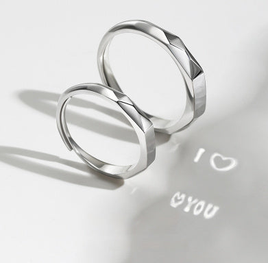 S925 Sterling Silver Hidden Love Ring – Sparkling Romantic Gift with Reflective Design 06
