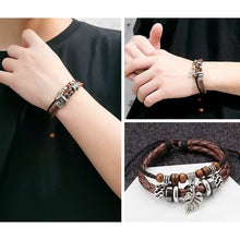 Boho / Tribal Men’s Leather Bracelet